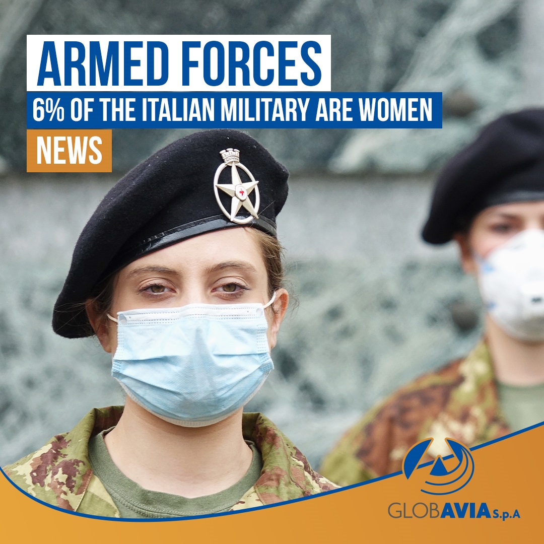 Armed Forces: 6% of the Italian military are women