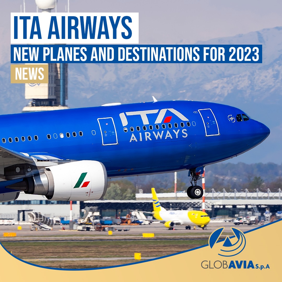 ITA Airways, new planes and destinations for 2023