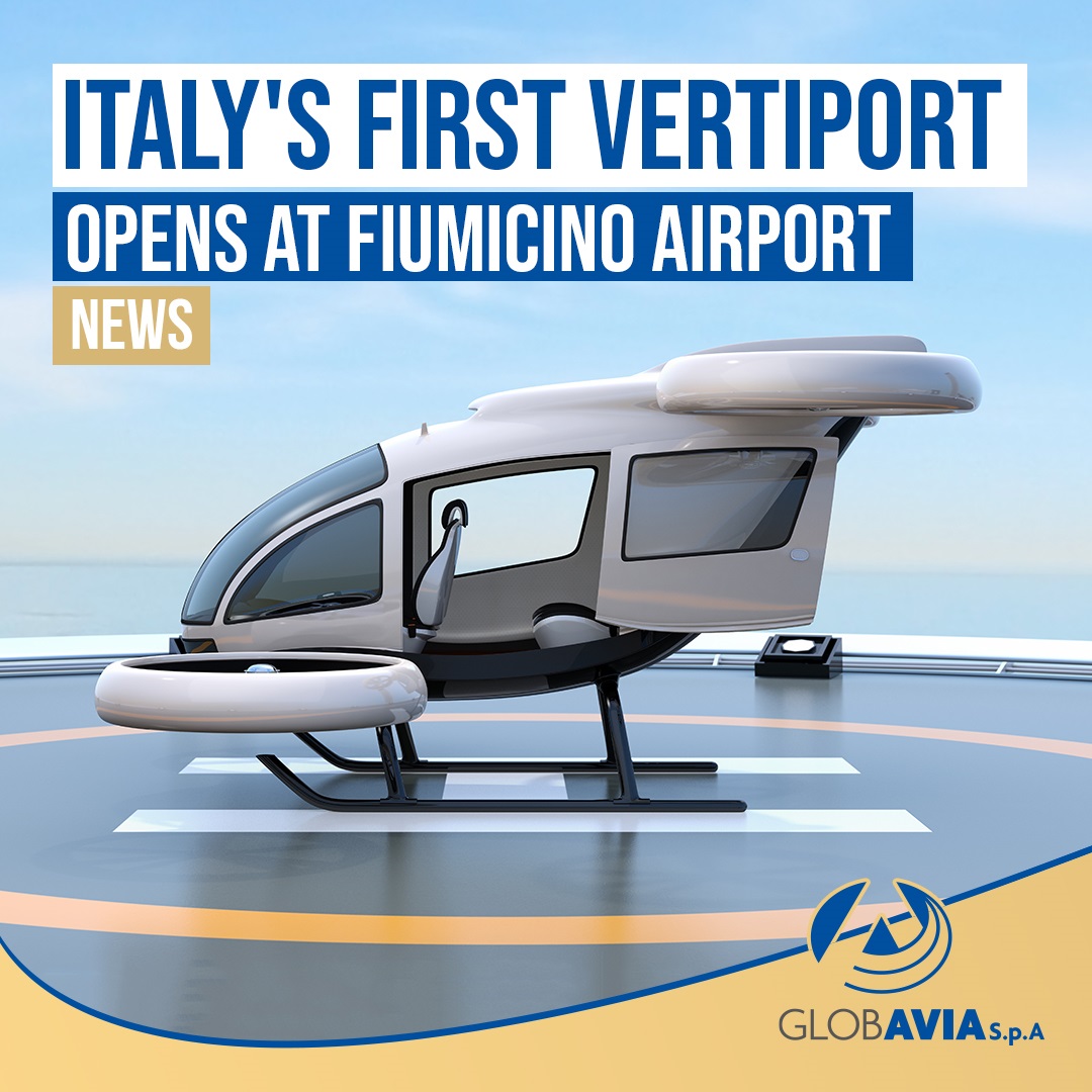 Italy's first vertiport opens at Fiumicino airport